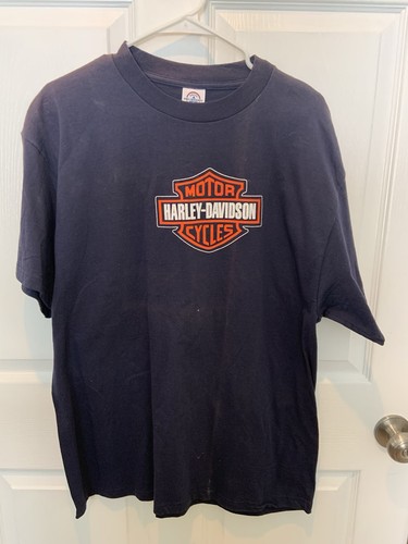 Shirt blu harley - harley, davidson