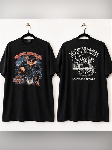 Shirt vintage 1991 - t-shirt, harley